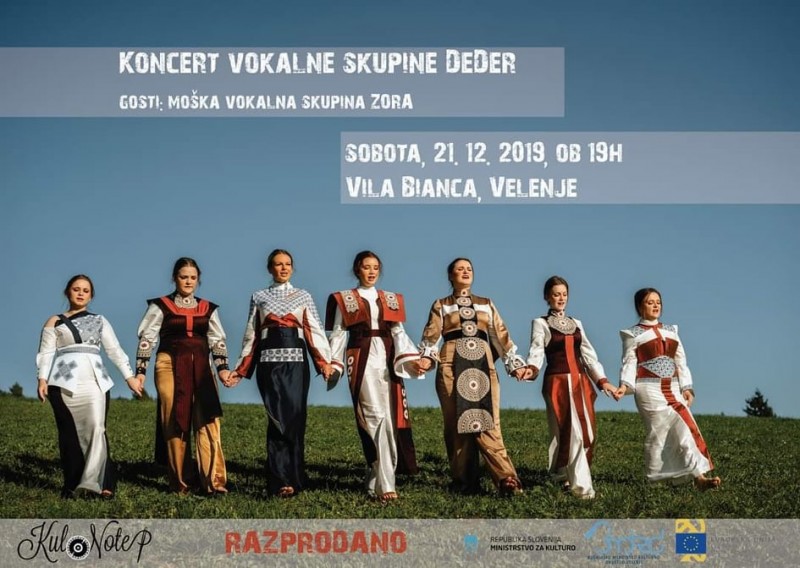 Gostovanje muške vokalne grupe "Zora" u Sloveniji