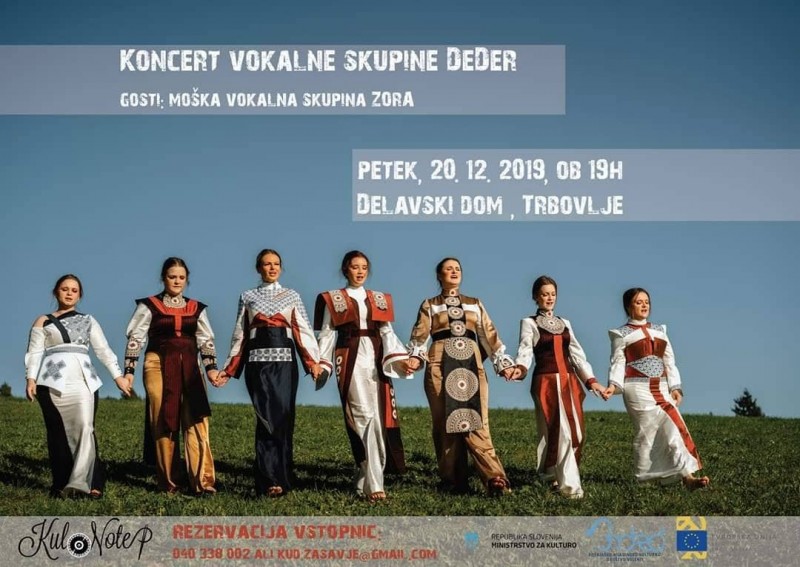 Gostovanje muške vokalne grupe "Zora" u Sloveniji