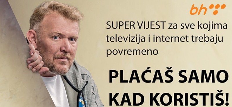 TV i Internet za povremeno korištenje - samo u BH Telecomu